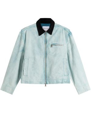 MKI Miyuki-Zoku Sunfaded Work Jacket - Blue