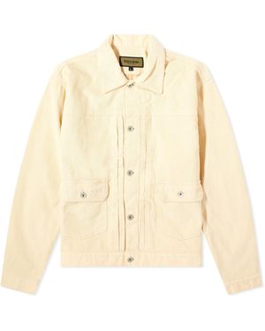 Uniform Bridge Type-2 Corduroy Trucker Jacket - Natural