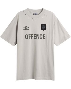 Umbro by Slam Jam Offence Defence T-Shirt - Grey