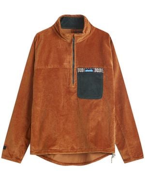 Kavu Corduroy Throwshirt Flex - Brown