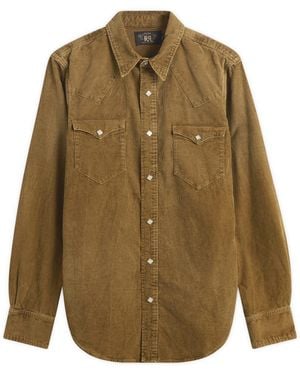 RRL Buffalo Western Shirt - Brown