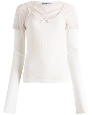 Acne Studios Ersilia Top - White