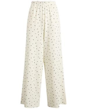Tala Sleep Lounge Wide Leg Pants - White