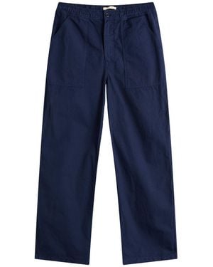 Norse Projects Ragnar Relaxed Cotton Ripstop Pant - Blue