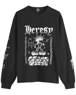 Heresy Fightin' Longsleeve T-Shirt - Black