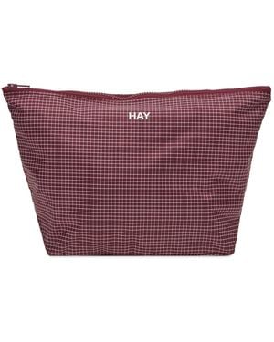Hay Grid Pouch - Purple