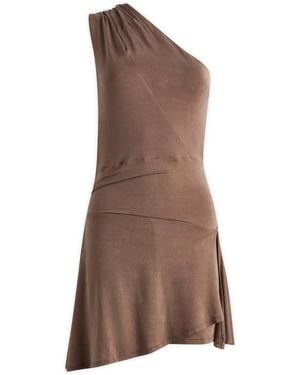 Peachy Den Kylie Skort Mini Dress - Brown