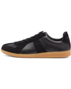 Novesta Gat Leather Court Trainer - Black