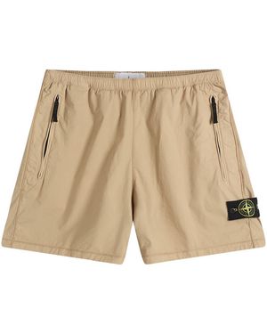 Stone Island Tela Paracadute Shorts - Natural