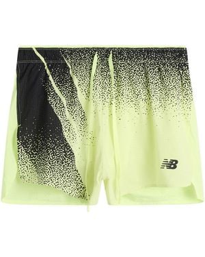 New Balance New Balance Rc Ultra Light Printed Short 3" - Green