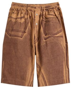 Acne Studios Roximo Tech Light Cotton Shorts - Brown