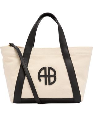 Anine Bing Small Cara Tote - Natural