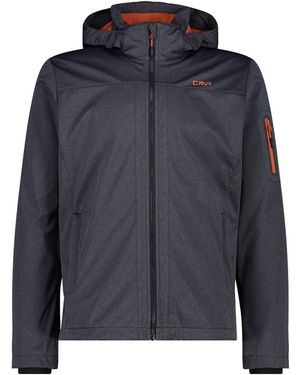 CMP Softshelljacke mit Kapuze - Blau