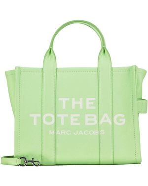 Marc Jacobs Shopper THE SMALL LEATHER TOTE BAG - Grün