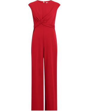 Calvin Klein Overall SCUBA CREPE TWIST FRONT JUMPSUIT - Rot