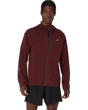 Asics Laufjacke mit Kapuze METARUN WATERPROOF JACKET - Rot
