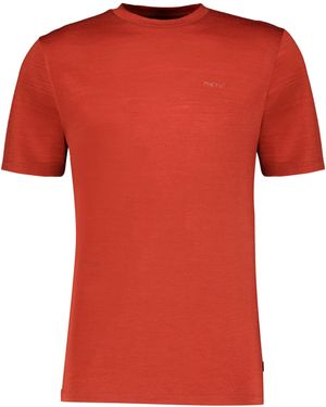 Meru Funktionsshirt mit Merinowolle LAHOLM - Rot