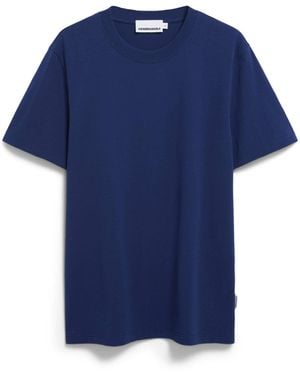 ARMEDANGELS T-Shirt MAARKOS - Blau