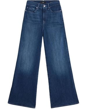 7 For All Mankind Jeans LOTTA ANKLE - Blau