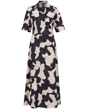 0039 Italy Wickelkleid SVENJA - Schwarz