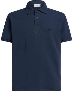 Etro Poloshirt ROMA Regular Fit - Blau