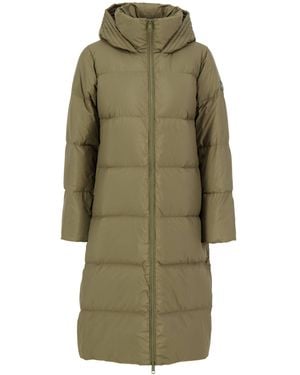 Tommy Hilfiger Daunenmantel LONGLINE wasserabweisend - Grün