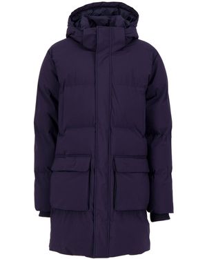 Les Deux Puffer-Parka MADDEN aus Ripstop - Blau