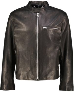 Belstaff Lederjacke TRACK RACER - Schwarz