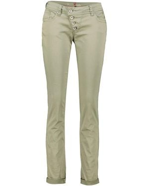 Buena Vista Hose MALIBU aus Stretch-Twill - Grün