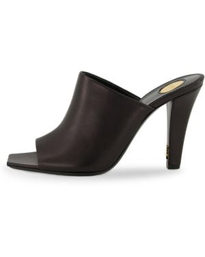 Saint Laurent Pantoletten LYDIA 95 SANDAL MULE - Schwarz