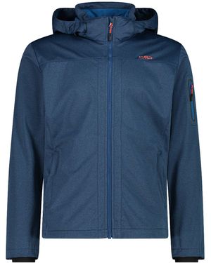 CMP Softshelljacke mit Kapuze - Blau