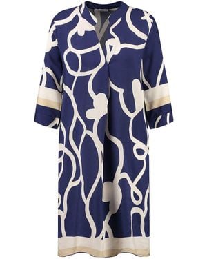 Key Largo Kleid WD STRUGGLE V-NECK - Blau