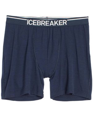 Icebreaker Funktionsunterhose MEN ́S ANATOMICA BOXERS mit Wolle - Blau