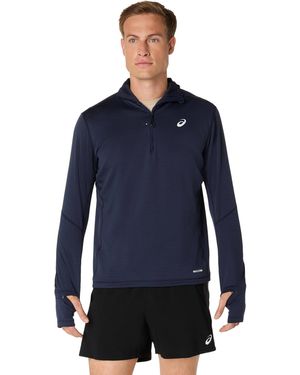 Asics Laufsweatshirt mit Kapuze ROAD WINTER LS HOODIE - Blau