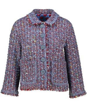 Maison Common Tweedblazer - Lila