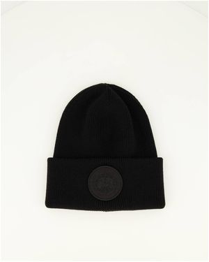 Canada Goose Beanie aus Wolle ARCTIC DISC TOQUE - Schwarz