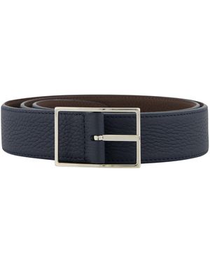 Simonnot Godard Wendegürtel aus Leder - Schwarz