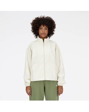 New Balance Jacke SPORT ESSENTIALS Oversized Fit - Weiß