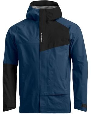Ortovox Hardshell-Jacke SECEDA 3L - Blau