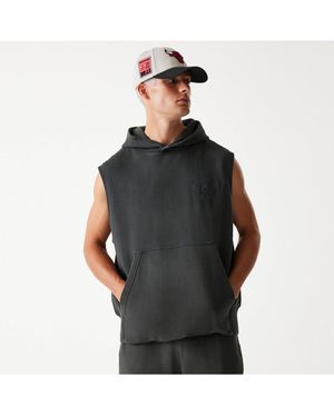 KTZ Hoodie NBA WASHED SLEEVELESS HOODIE CHICAGO BULLS - Schwarz