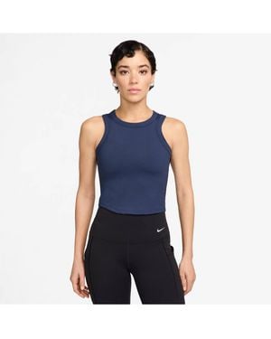 Nike Sporttop ONE FITTED - Blau