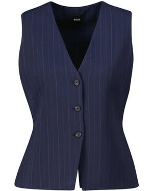 BOSS Weste JULINIA - Blau