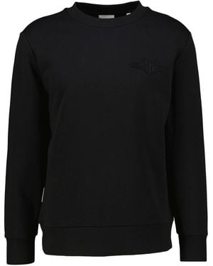 GANT Sweatshirt TONAL SHIELD Regular Fit - Schwarz