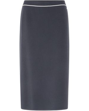 Marc Cain Midirock aus Viskosemix - Grau