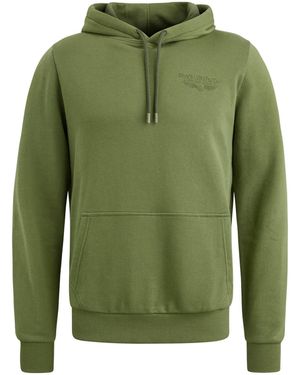 PME LEGEND Hoodie mit Recycling-Baumwolle HOODED DRY TERRY - Grün