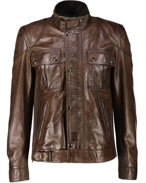 Belstaff Lederjacke GANGSTER - Braun