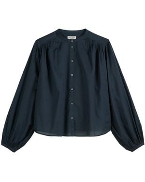 Marc O' Polo Bluse aus Baumwoll-Voile - Blau