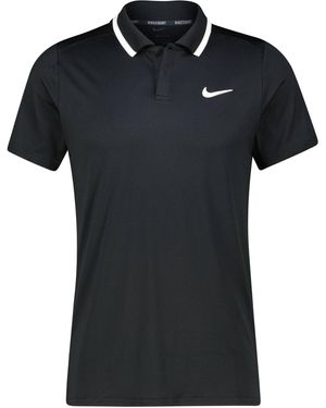 Nike Tennis-Poloshirt COURT ADVANTAGE - Schwarz