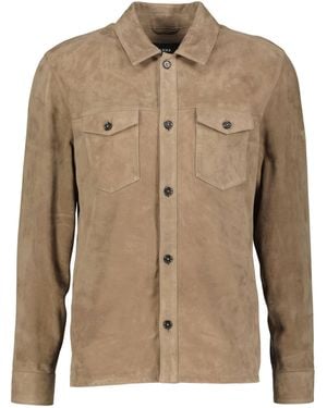 Arma Lederjacke DEX GOAT SUEDE STURDY - Natur