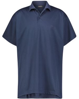 Balenciaga Poloshirt INTERTWINED POLO - Blau